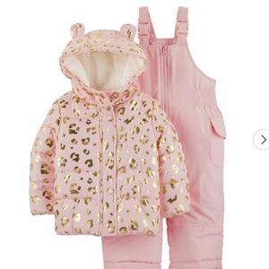 24M Carter's Baby Girls' 2-Piece Heavyweight Printed Snowsuit